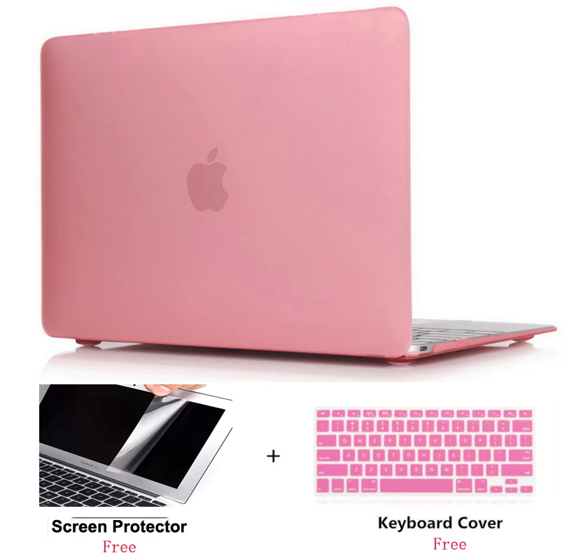 Прозрачный жесткий чехол для ноутбука + клавиатуры пленка экрана только Apple MacBook