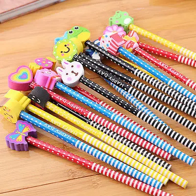 1 шт. мультяшный персональный детский карандаш деревянные Модные животные Kawaii