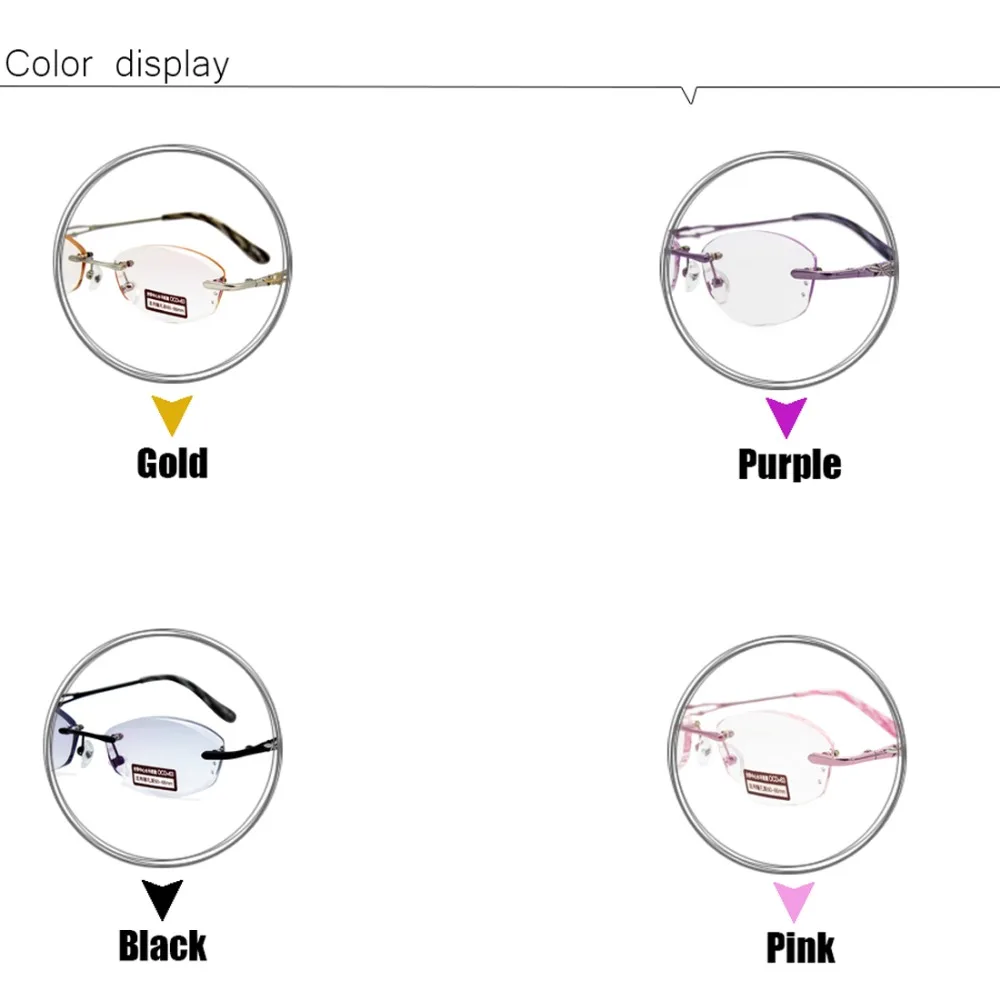 2017 new designed golden Trimming diamond cut stainless steel metal gafas high quality women reading glasses men | Аксессуары для