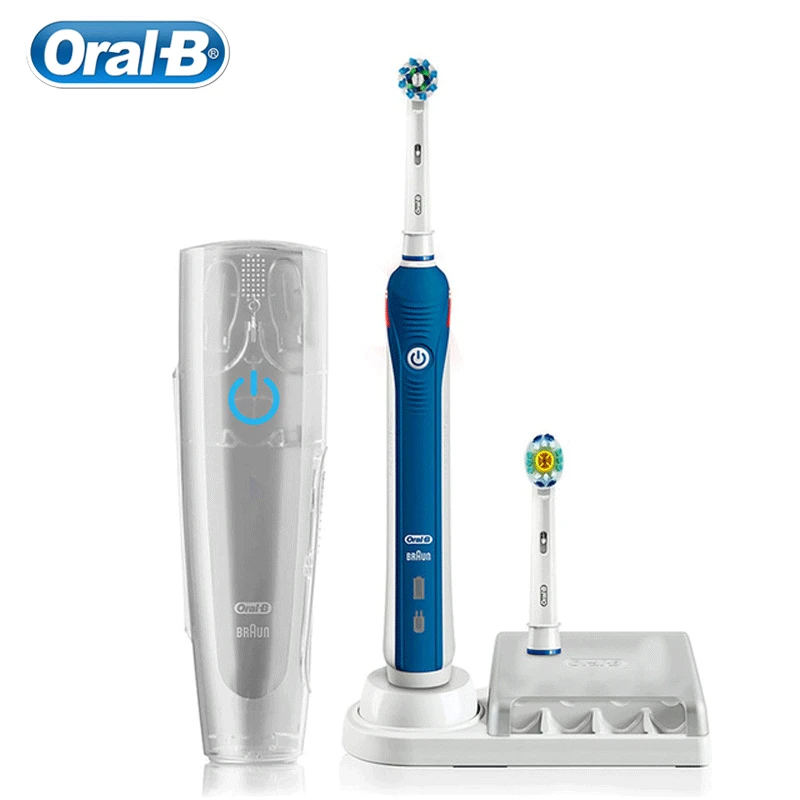 Зубная щетка Oral B электрическая звуковая с зарядкой и 4 режимами очистки | Бытовая