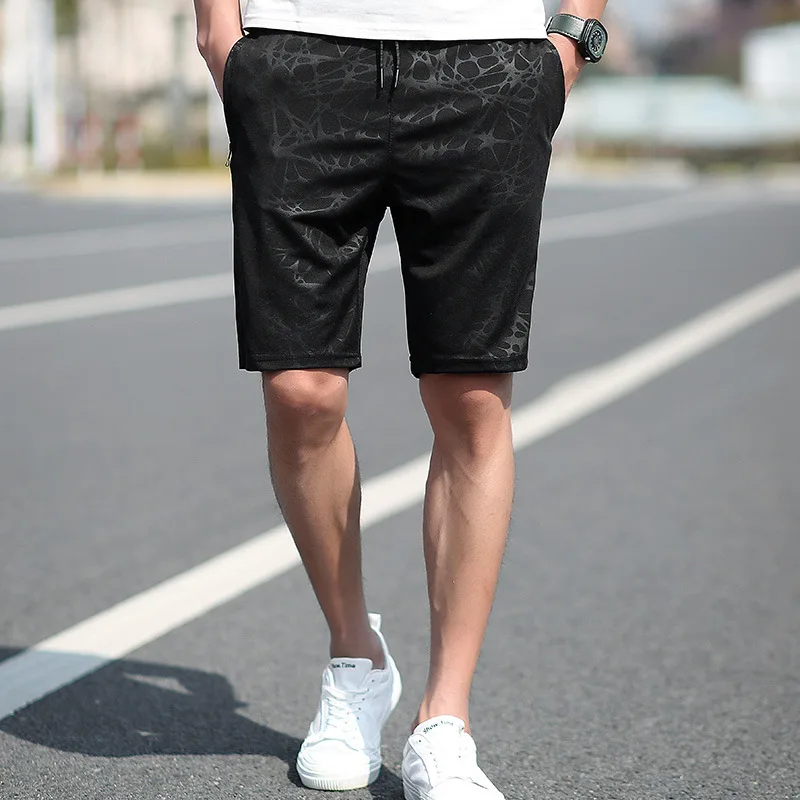 Мужские камуфляжные шорты FGKKS черные повседневные для бега лето 2019|Мужские шорты|