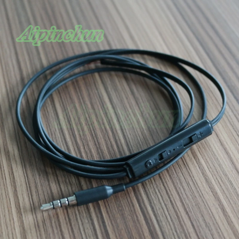 Aipinchun 3,5 мм DIY наушники аудио кабель с микрофоном наушники Ремонт Замена 14 медный сердечник провода 1,2 м длина
