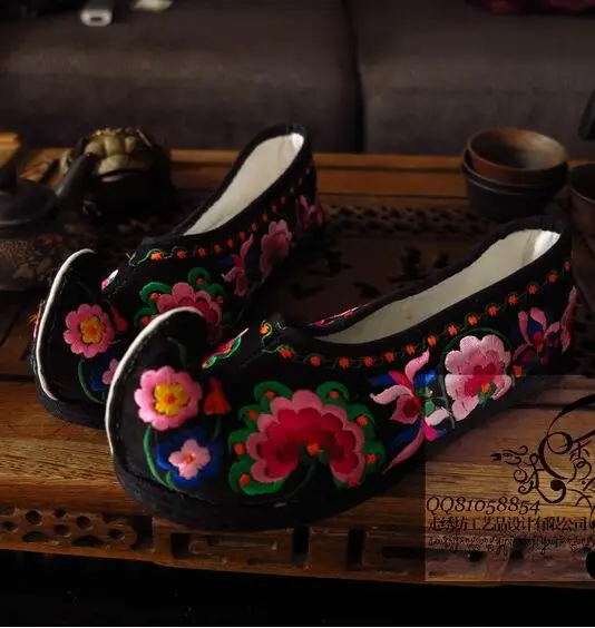 Женские туфли ручной работы на плоской подошве|embroidery handmade|embroidery shoesembroidery chinese |