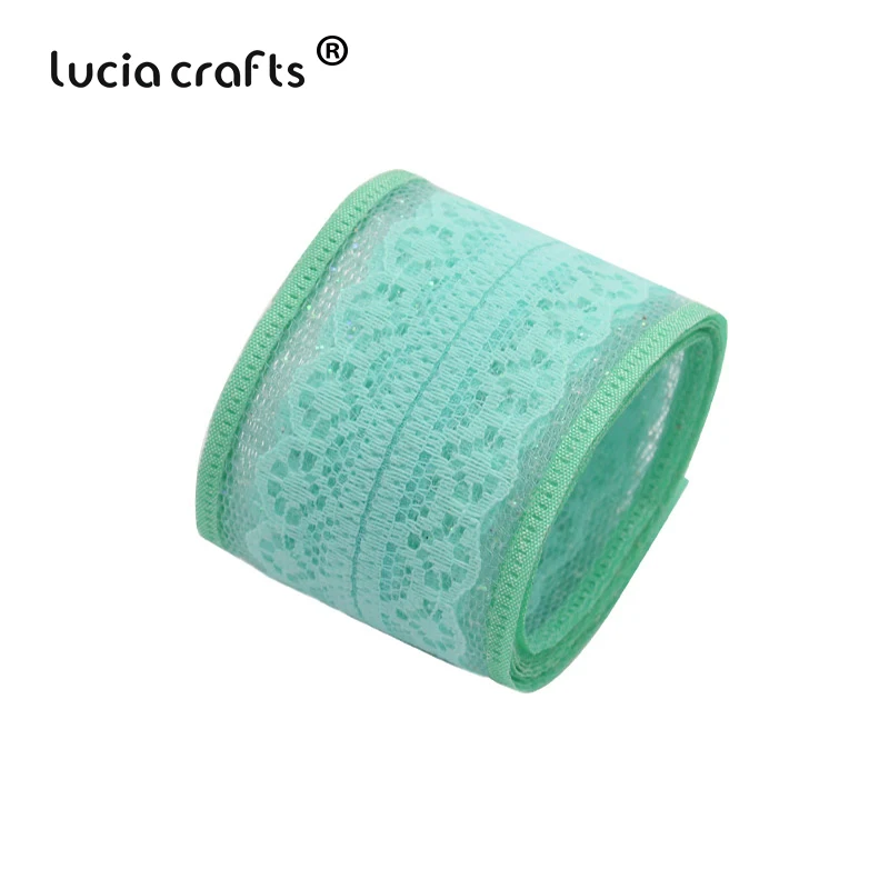 Lucia crafts 5y/6y 40 мм кружевная отделка ленты для свадебной вечеринки декор для самостоятельного пошива одежды аксессуары ручной работы R0702