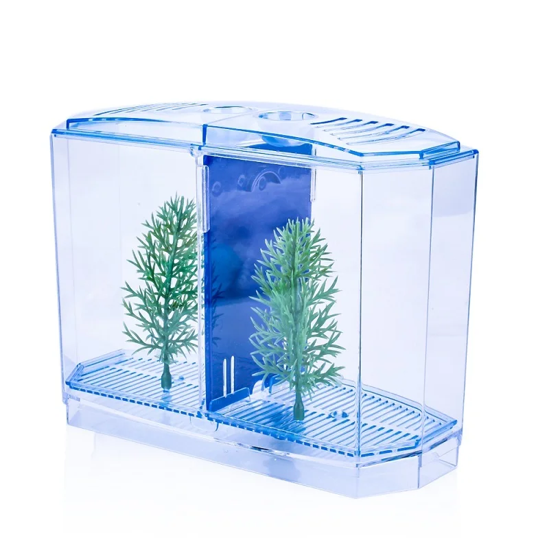 Мини аквариум Betta Box прозрачный светодиодный светильник Arcylic коробка для