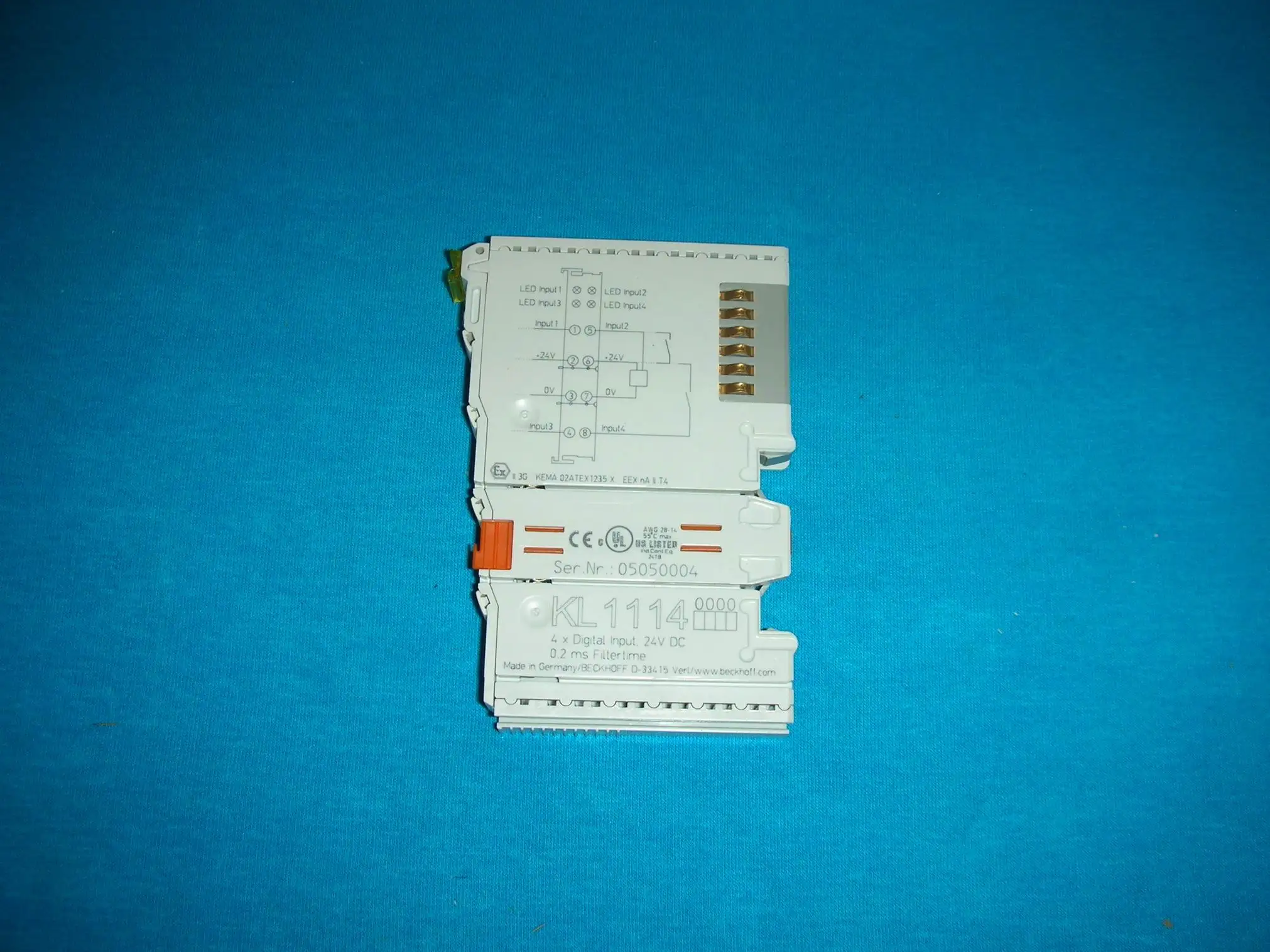 1 шт. б/у BECKHOFF KL1114|beckhoff| |