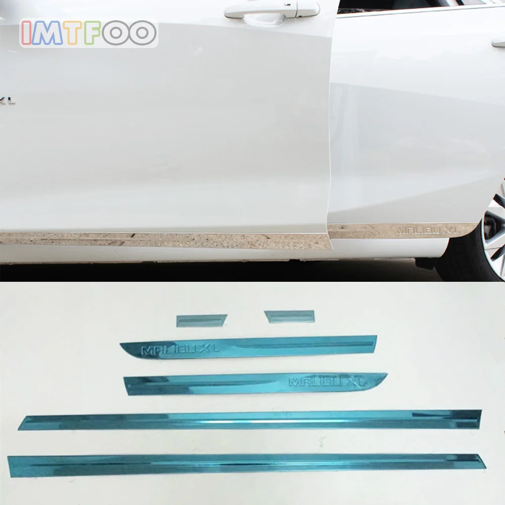 IMTFOO наклейки из нержавеющей стали для тела боковой двери CHEVROLET MALIBU XL 2016 2017 2018