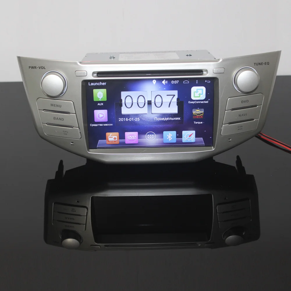 2 DIN dvd плеер автомобиля URE 6.0 Android GPS Радио для Lexus RX300 RX330 7 дюймовый P 1024*600 Dual Core 3G WI FI 1