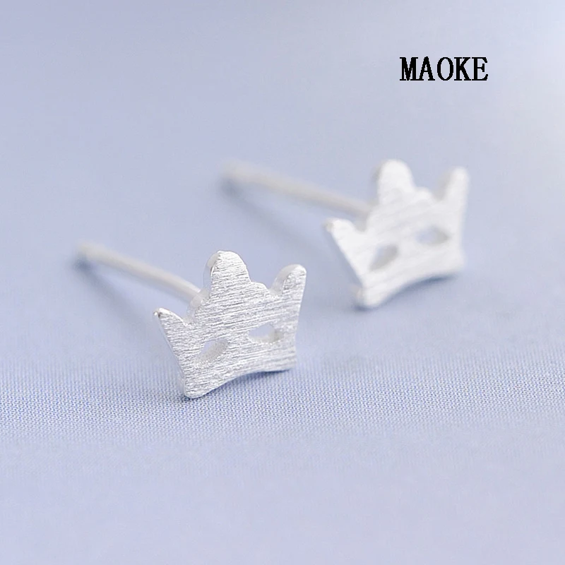 Женские серьги гвоздики в виде короны 925|Серьги-гвоздики| |