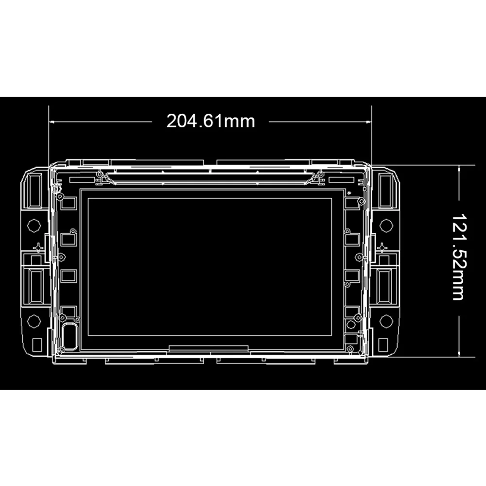 Eunavi 7 'ɲ Din Android 8 1 автомобильный dvd-плеер Радио Стерео GPS для GMC Yukon Tahoe Acadia Chevrolet