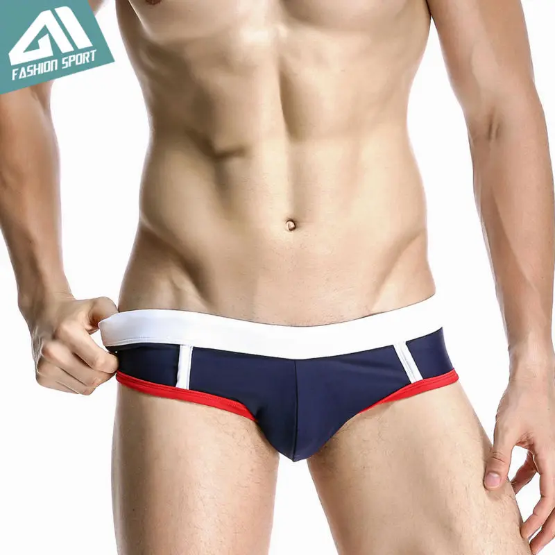 

Seobean Summer Men's Swimwear Sport Men Swimming Briefs Low Rise Men Swimsuit Holiday Surfing Beachwear Swim Briefs SE67