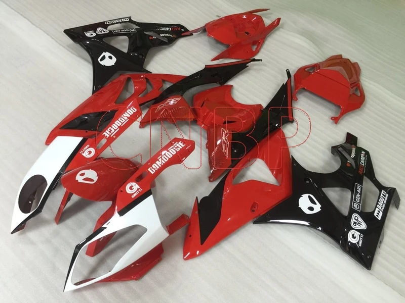 Комплекты кузова для BMW S1000 RR 2010 - 2014 черно-белые красные Обтекатели 11 12 комплекты