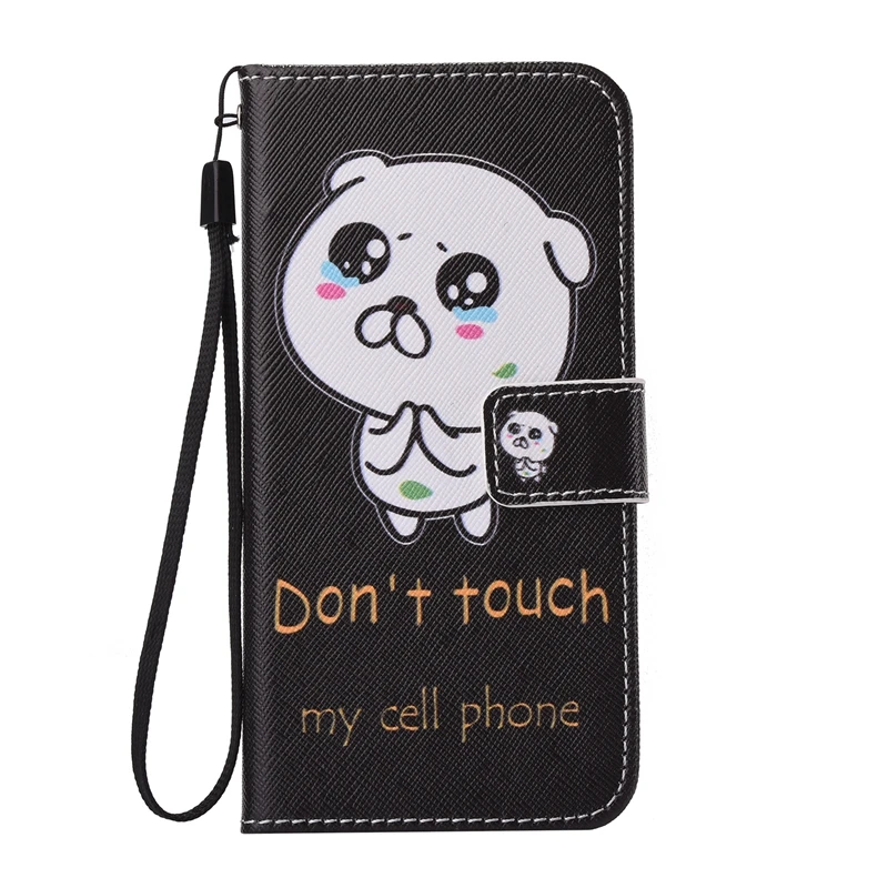 SFor Coque iPhone 8 Case Cute Panda Cat Owl Bear Monkey Leather Flip Wallet Phone Cases For iPhone8 Cover Etui Capinha on - Чехол для iPhone 8 SFor Coque с милыми пандами, кошками, совами, медведями и обезьянами, кожаный, с клапаном-бумажником, для телефо