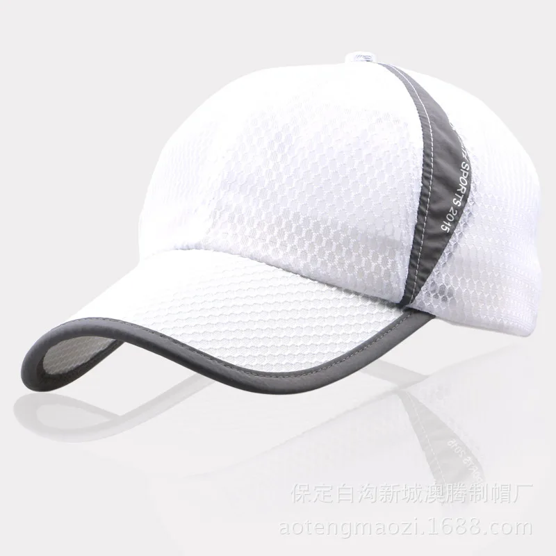Новый быстросохнущей сетки Для мужчин Бейсбол Кепки женщин Snapback гольф
