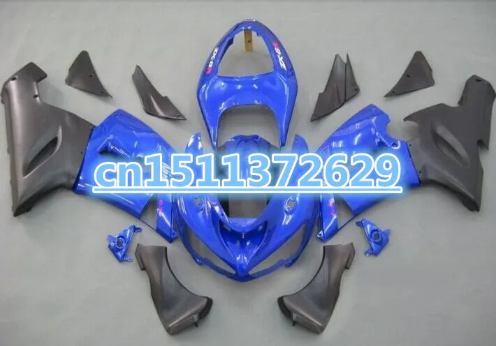 

Blue black fairing kit For NINJA ZX 6R 636 05 06 ZX-6R 05-06 ZX6R 2005 2006 ZX 6R 05 06 Hi-grade ABS fairings-Dor D