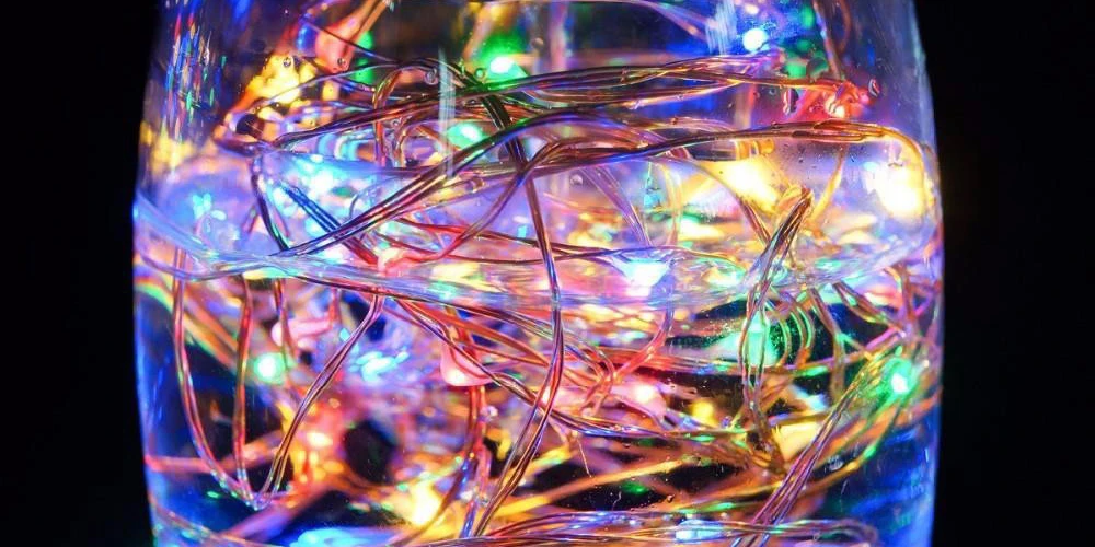 Светодиодный шнура USB 8-режим света Медный провод 10 м 100 светодиодный s Водонепроницаемый Рождество вечерние Свадебные украшения рождество мигалкой Фея огни