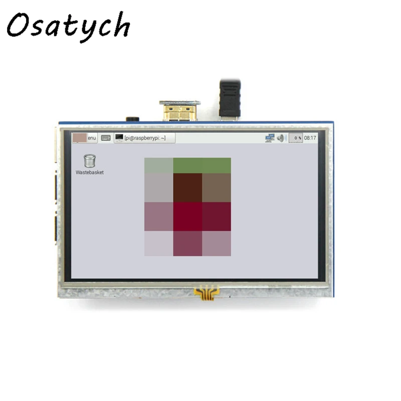 

5-inch LCD Screen Compatible with A+B+2B Pi Pi2 Touch Screen With HDMI