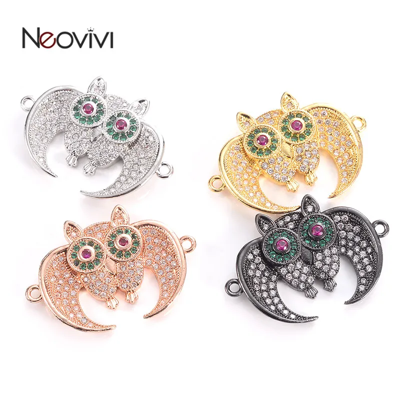 Neovivi Сова Очаровательные животные Прекрасные бусы для изготовления ювелирных