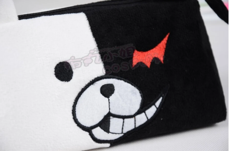Danganronpa Monokuma стекались Карандаш Чехол Канцелярские сумка сумочка косметичка