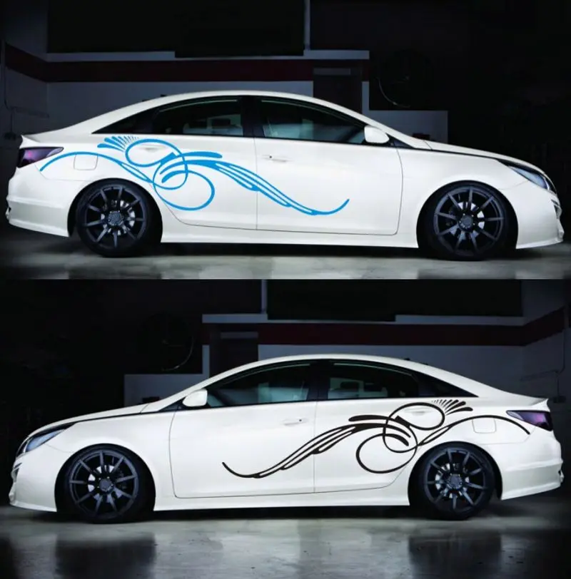 Стильная элегантная женская/Дамская Наклейка для Kia K5K2K3K4 Z2CA797|for kia|line stickerstickers
