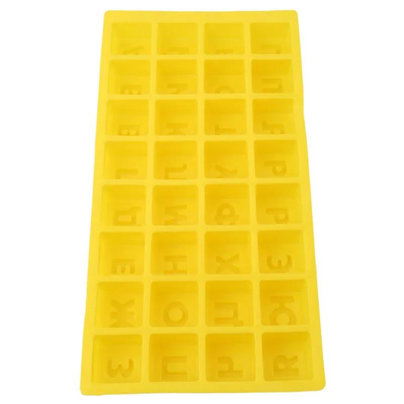 Силиконовая форма для выпечки 3D Алфавит русского шоколада буквы украшение торта
