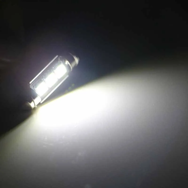 2 шт. 36 мм/39 мм/41 мм C5W 3SMD 5050 светодиодный CANBUS без ошибок гирлянда лампа автомобиля