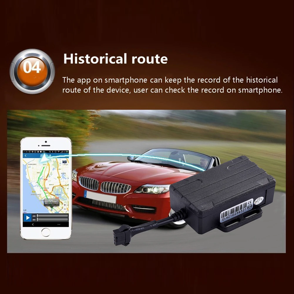 Auto Vehicle Motorcycle Car GPS Tracker Anti-lost Monitor GSM GPRS Real Time Tracking Device LBS Gps Trackers bus truck | Автомобили и
