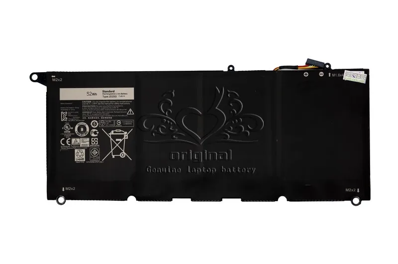 Аккумулятор для ноутбука JIGU DIN02 JD25G JHXPY RWT1R DELL XPS 13 9350 9343 D1508G|laptop battery|battery for dellbattery