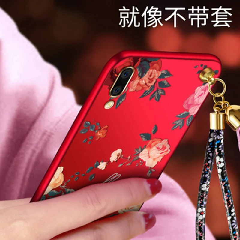 ДЛЯ vivo x23 случае прекрасный цветок Soft shell для корпус телефона распространяется на