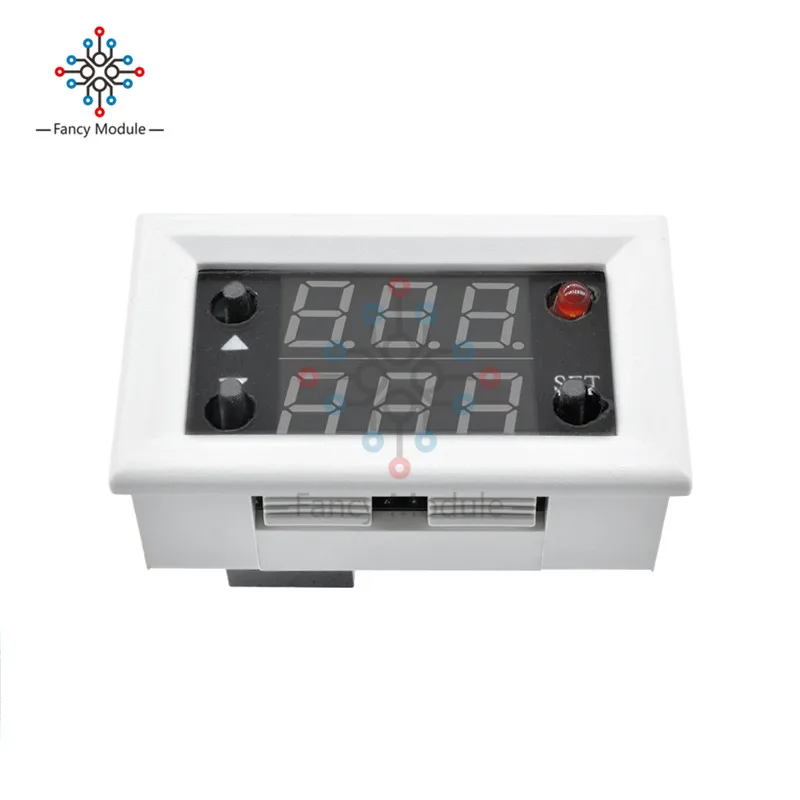 Цифровой светодиодный релейный модуль с двойным дисплеем 12 В 20 А|timer relay|timer relay
