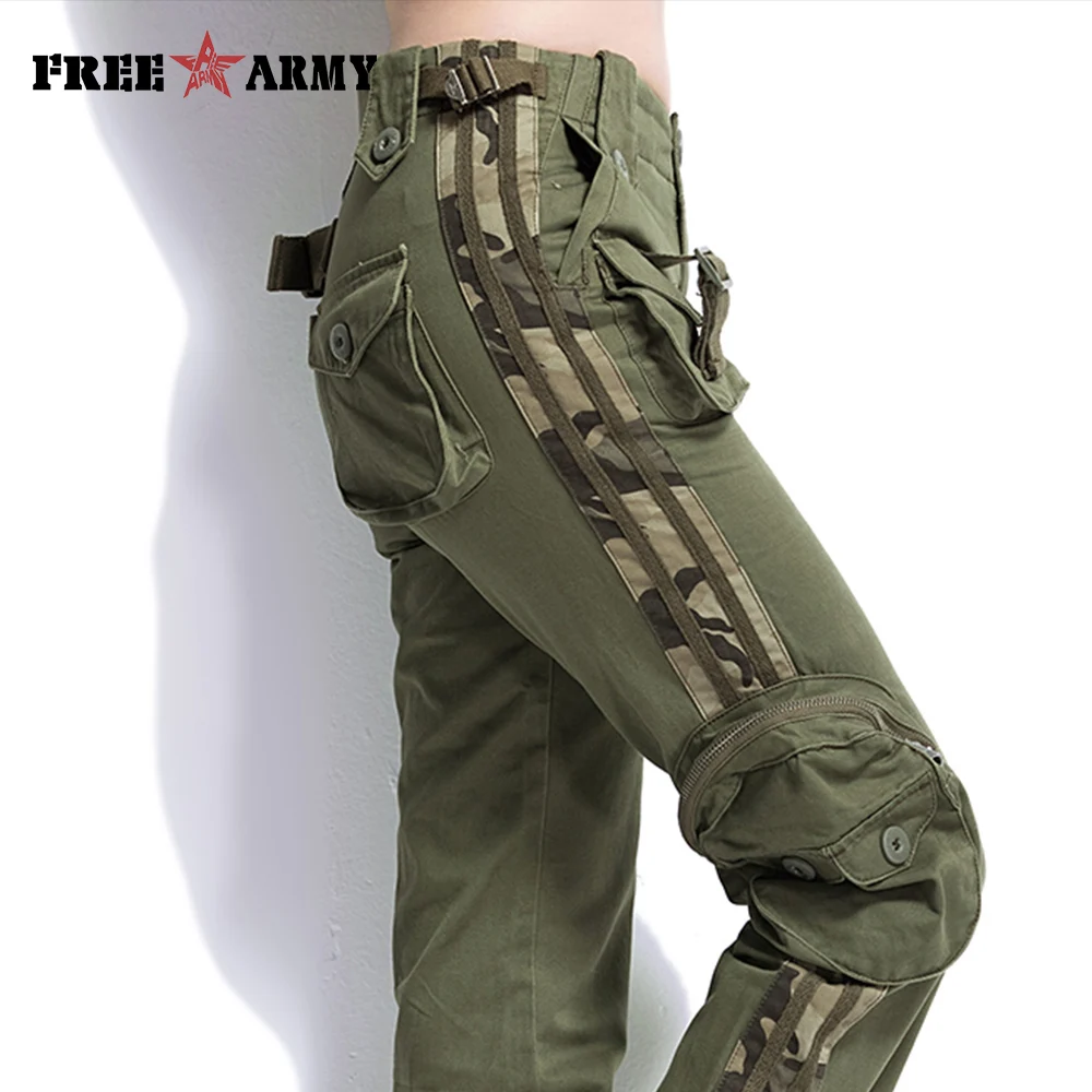 

Brand Plus Size Unisex Cargo Pants Casual Jogger Pants Mens Military Army Green Pants Camouflage Sweatpants Tactical Pants Khaki