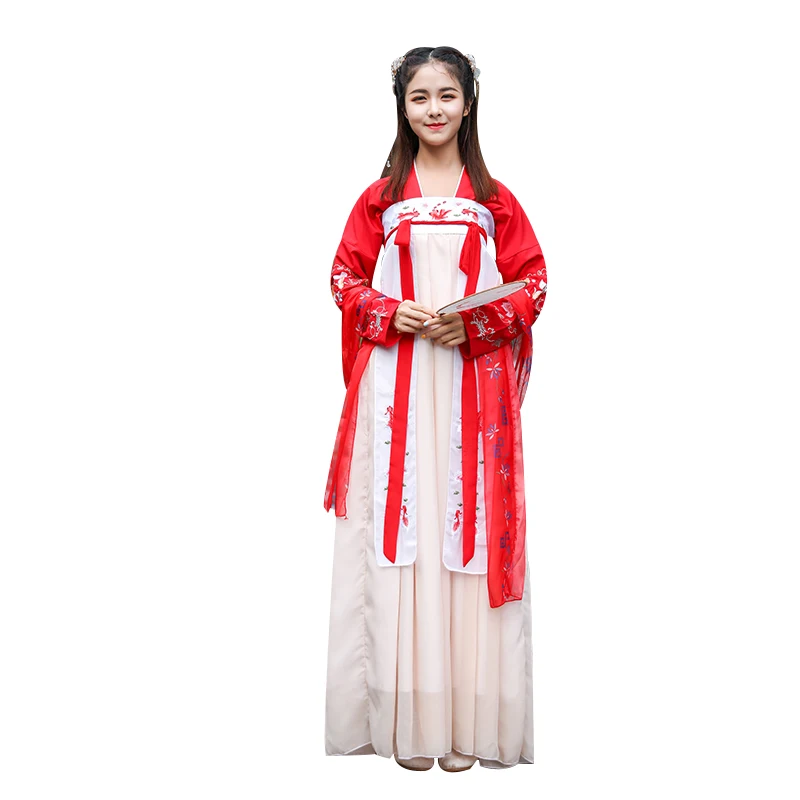 Hanfu танцевальный костюм вышивка династии Тан танцевальная одежда принцессы