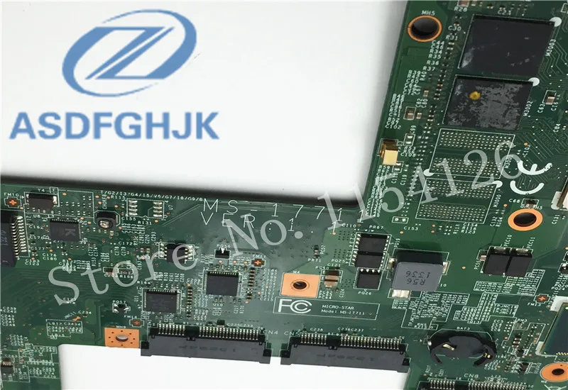 Ноутбук Moederbord для MSI GS70 20D MS 17711 1771 SR15E I7 4700HQ CPU HM87 Chipset GTX 765 100% Test ok|cpu for laptop|msi gs70l 100 |