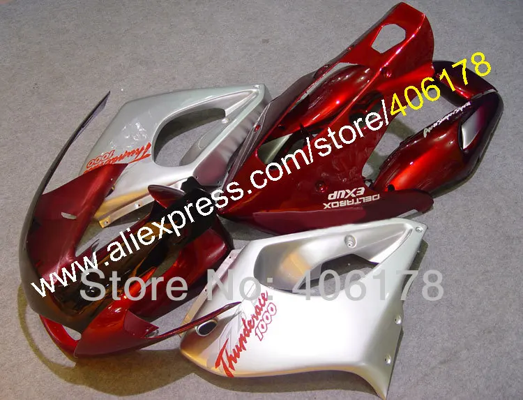 YZF1000R 97 98 99 00 01 02 03 04 05 06 07 обтекатель для Yamaha YZF/1000R Thunderace 1997 2007 красный Велосипедный