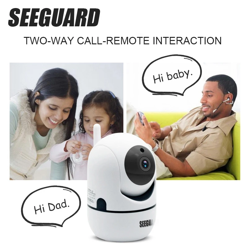 SEEGUARD HD 1080/720P Wireless Ip Camera Conico Cloud Intelligent Automatic Security Wifi Mini CCTV Indoor Outdoor | Безопасность и