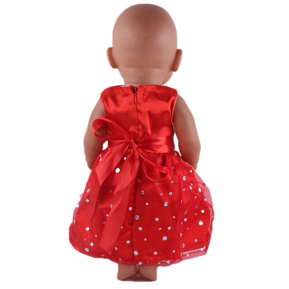 Платье для куклы LUCKDOLL подходит 18 дюймовых американских кукол и 43 см детей как