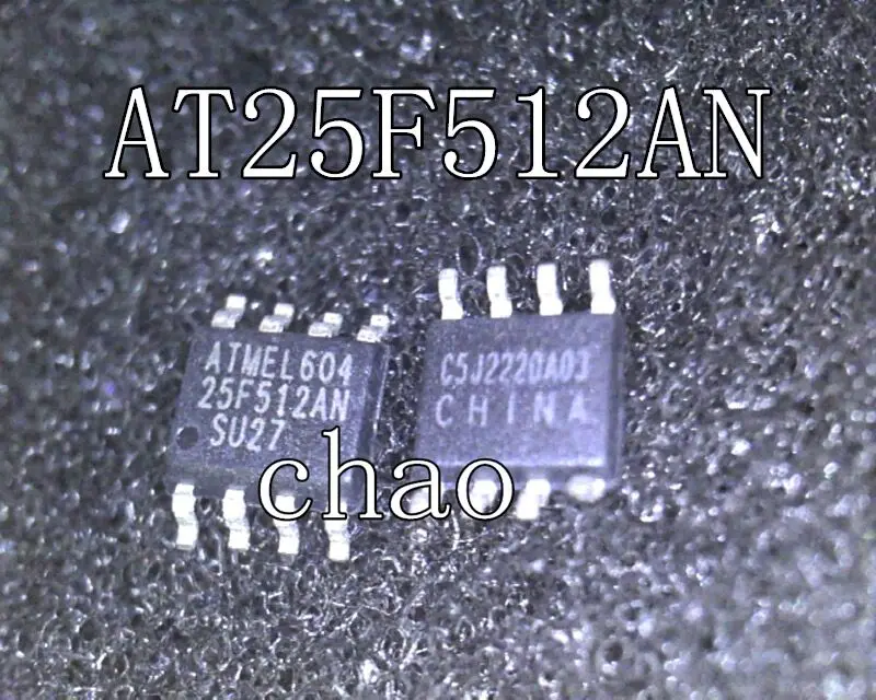 Бесплатная доставка 20 шт./лот AT25F512AN AT25F512 25F512AN 10SU 2.7 SOP8 Новинка sop8  | Перемычки -32847462961