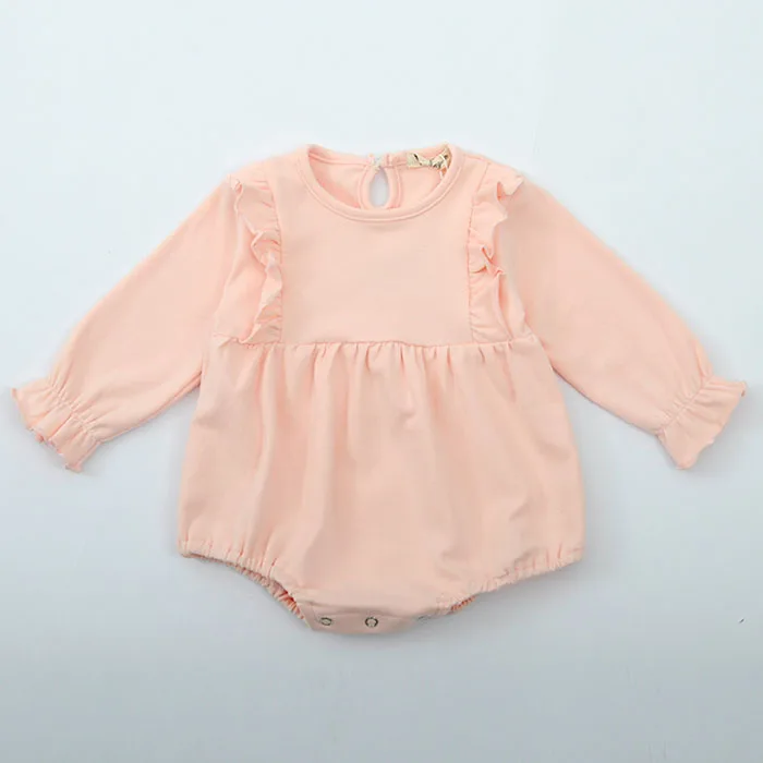 pink Новинка года, весенние Комбинезоны для маленьких мальчиков и девочек, комбинезон с длинными рукавами и капюшоном, одежда милый кролик медведь ромперы с ушками, одежда для маленьких мальчиков и девочек - Цвет: pink