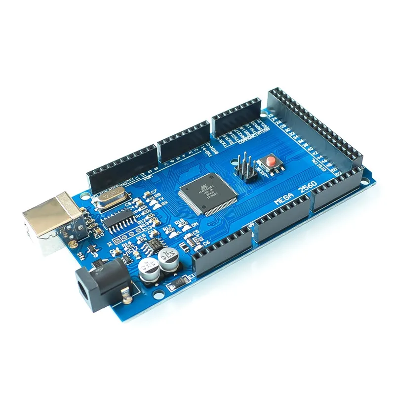 МЕГА 2560 R3 ATmega2560 AVR USB плата + Бесплатный кабель для arduino MEGA2560 R3|Детали и аксессуары