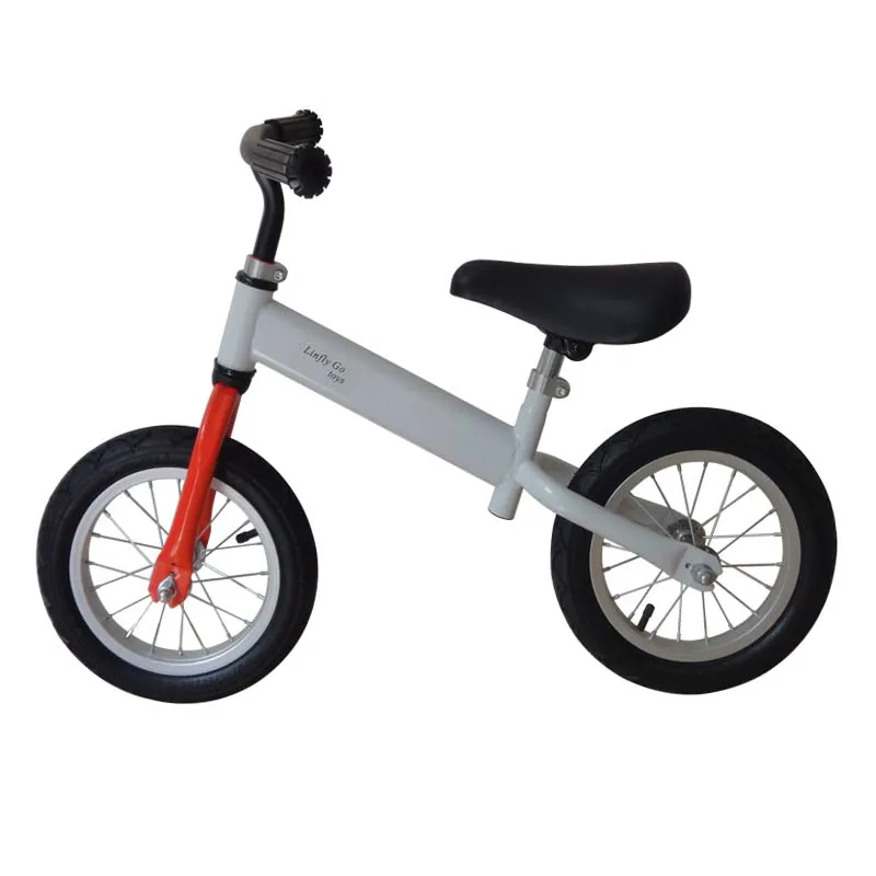 White Children Bicycle Color Baby Balance Bike Learning Walker with Brake | Мать и ребенок