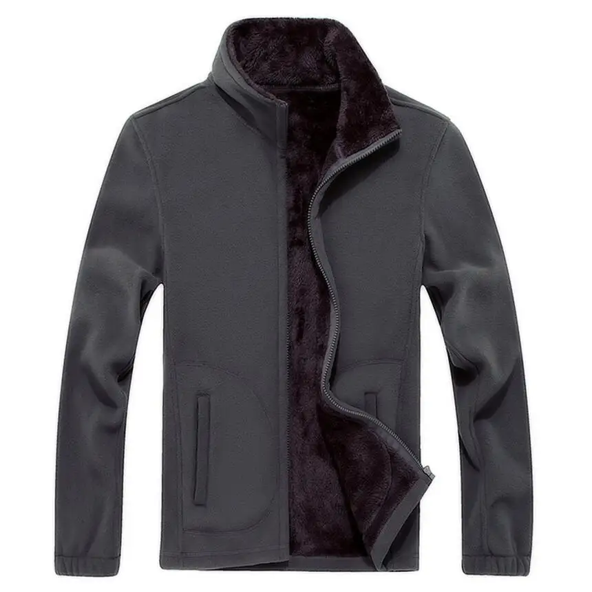 gray Peilow брендовая одежда куртка Для мужчин весна осень куртка Повседневное Slim Fit Верхняя одежда флис Для Мужчин's Куртки и Пальто для будущих мам jaqueta masculina - Цвет: gray
