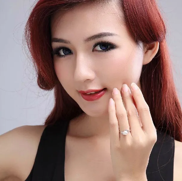 AAA не вызывает аллергии натуральное пресноводное Ювелирное кольцо с имитацией