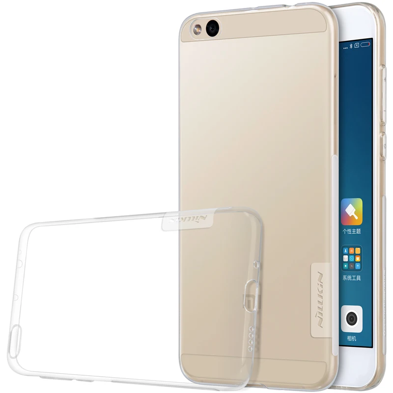 Nillkin Nature Transparent Clear Soft silicon TPU Protector case for xiaomi 5c mi5c cover 5.15 inch |