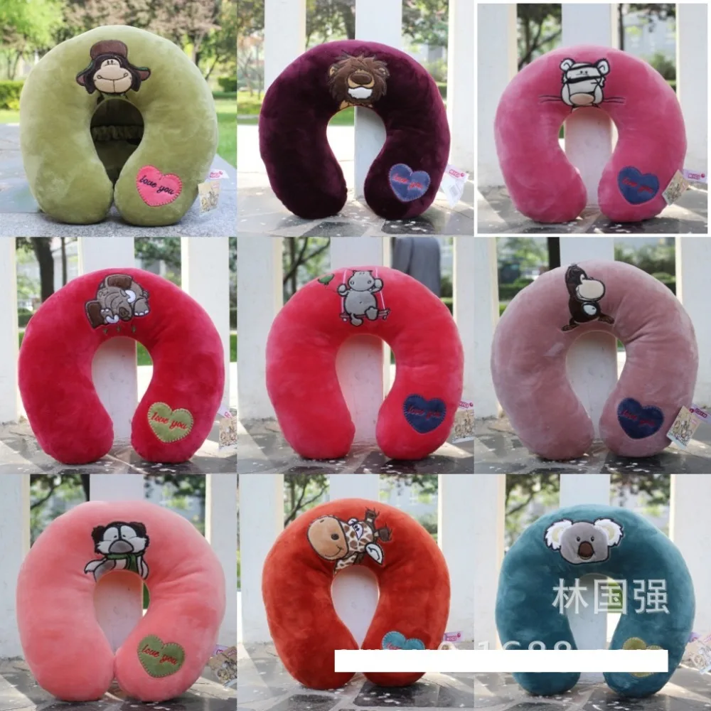 Плюшевая игрушка мягкая кукла красивый лес животный узор автомобильное кресло U