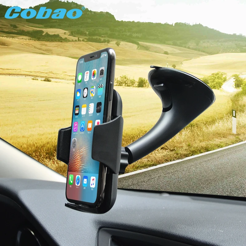 Cobao автомобильный держатель телефона лобового стекла мобильного смартфон Стенд