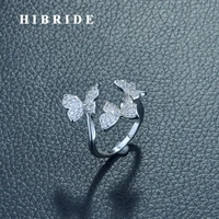 hibride fasihon new design butterfly shape open adjustable rings for women jewelry fashion ring anillos anniversary gifts r 269