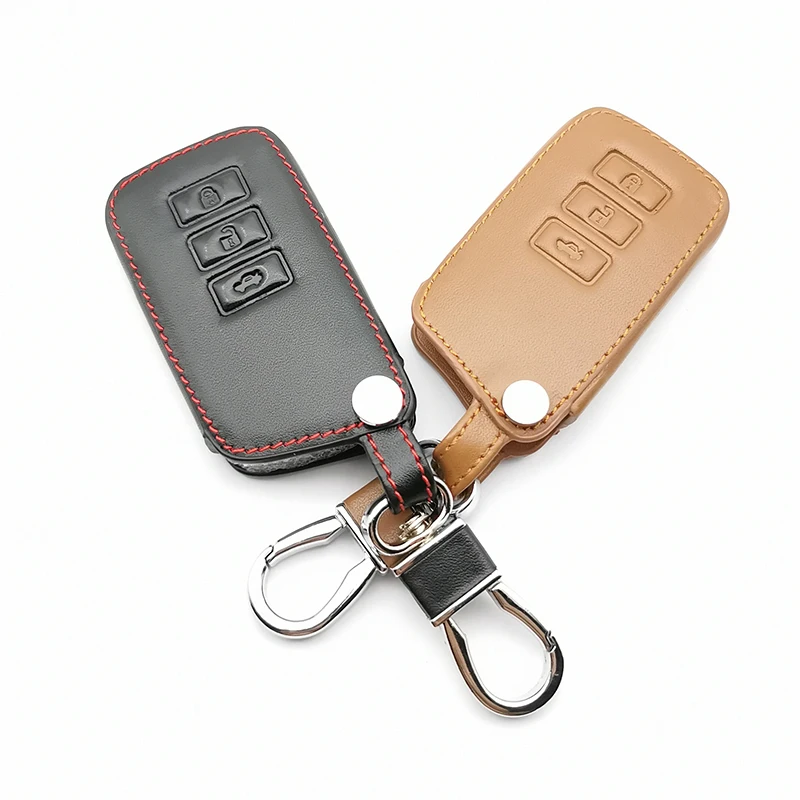 2019 похвала 3 кнопки дистанционного брелок кожаный чехол подходит для Lexus NX GS RX IS ES