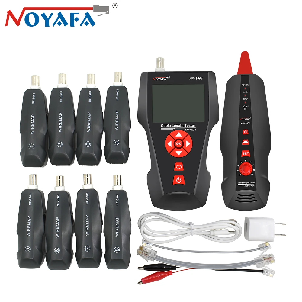Оригинальный Noyafa NF 8601W RJ45 для BNC PING POE RJ11 Телефонная Диагностика тональный