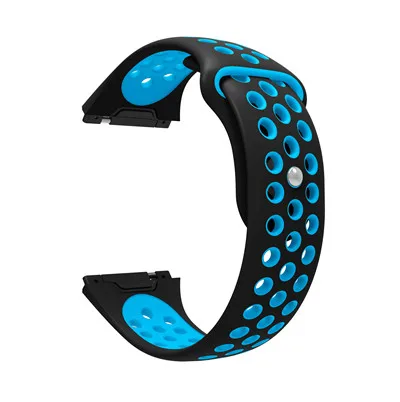 Спортивные браслеты для fitbit, ионные браслеты, силиконовый ремешок на запястье, Браслет для fitbit, ионные часы, сменный Браслет, ремешок для часов - Цвет: Black blue