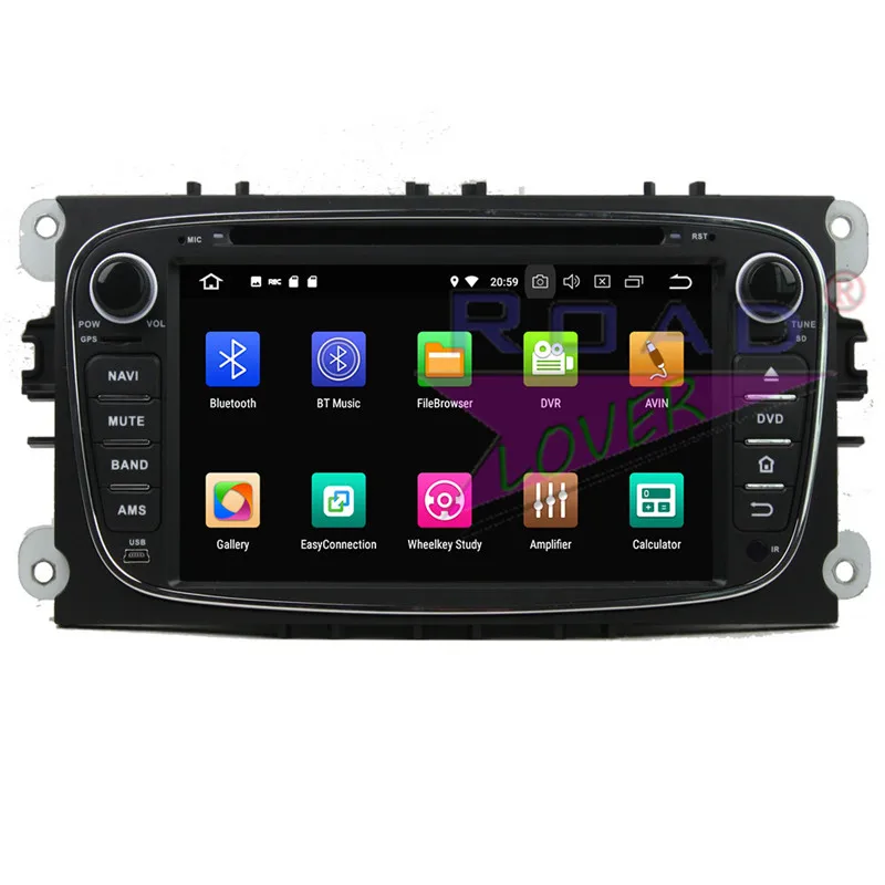 Автомобильный DVD плеер Roadlover Android 9 0 для Ford Mondeo 2007 2010 S max 2008 Tourneo Connect Transit Stereo GPS